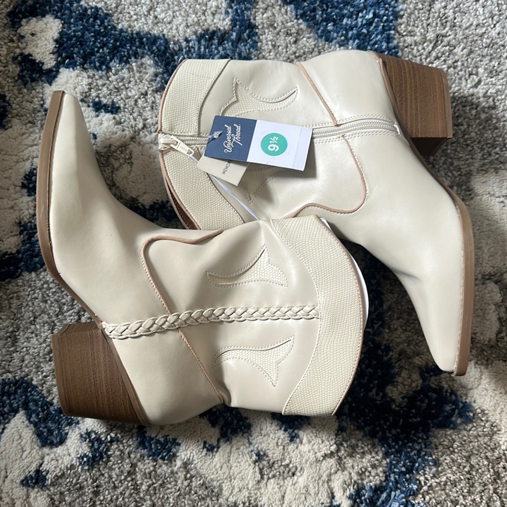 Beige Boots Size 9.5